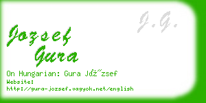 jozsef gura business card